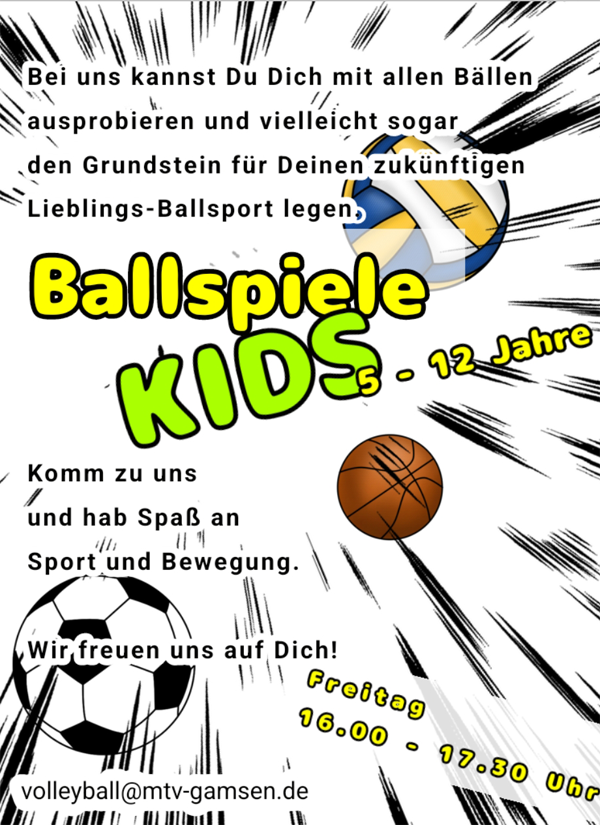 volleyball plakat ballspiele 0923